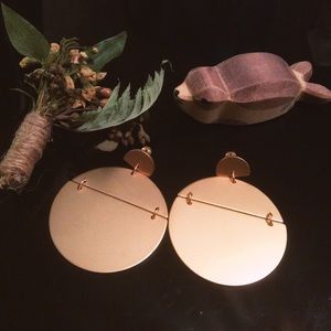 Madewell Gold Statement Earrings